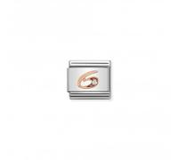 Nominations Nomination Composable Classic Numbers Zirconia Rose Gold 6 Link 430315/06 | Acotis Diamonds