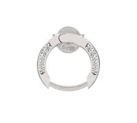 Nominations SeiMia Earring Sterling Silver Cubic Zirconia Small Stud Circle - Rhodium Plated / Sterling Silver / Zirconia