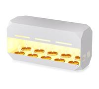 Nomiou Tea Light Oven (1pc, Alloy Steel, White) - Iron Candle Holder with Unique Design and Pleasant Warmth for Tabletop, Tea Light Heating and Decorative Use
