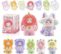 Nommi Interesting Fruits Series Plush Dolls, Stuffed Mystery Collectible Toy Cute Vinyl Face Doll Random Design Action Figures Collectible Toys Bag Charm Pendant Birthday Gift (Single Box)