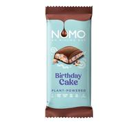 NOMO Birthday Cake Filled Vegan & Free From Chocolate Bars 127g (12 bars)