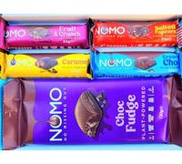 NOMO Chocolate Selection Hamper Gift Box | Choc Fudge | Free From, Gluten Free, Dairy Free, Egg Free, Nut Free, Vegan & Vegetarian | Hamper Exclusive To INTERGALACTIC SWEETS