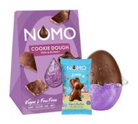 Nomo-Chocolate Vegan Easter Egg - Vegan Chocolate Bar and Bunny - Gluten Free, Nut Free, Dairy Free & Egg Free Easter Eggs (Cookie Dough)