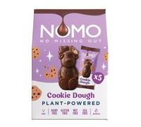 NOMO Cookie Dough Festive Reindeer 5 Pack - Plant-Powered, Dairy Free, Gluten Free, Vegan, Nut & Egg Free - 53g