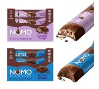 NOMO Creamy Chocolate Bars/Cookie Dough Chocolate Bars Bundle (48 counts)