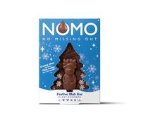 NOMO Festive Slab Bar 100g, Free from and Vegan Christmas Chocolate Bar
