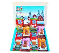 NOMO & Moo Free Christmas Chocolate Selection Hamper | Gift Box | Free From, Gluten Free, Dairy Free, Egg Free, Nut Free, Lactose Free, Vegan & Vegetarian | Hamper Exclusive To INTERGALACTIC SWEETS