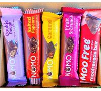 NOMO & MOO FREE Vegan Mini Chocolate Selection Hamper Gift Box | Dairy Free, Gluten Free, Vegetarian, Lactose Free | Exclusive To INTERGALACTIC SWEETS v2