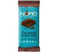 Nomo Nomo Free From Chocolate Block Bar Caramel Sea Salt 75g