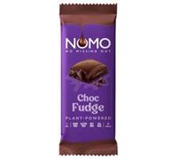 NOMO Fudge Filled Plant-Powered Vegan Chocolate Bars, Dairy Free, Gluten Free, Nut Free, Egg Free, 120g (6 bars)