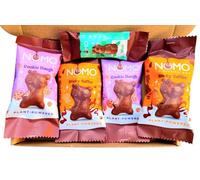 NOMO Reindeer Mini Christmas Chocolate Selection Hamper Gift Box | Secret Santa | Free From, Egg Free, Dairy Free, Gluten Free & Vegan | Exclusive To INTERGALACTIC SWEETS