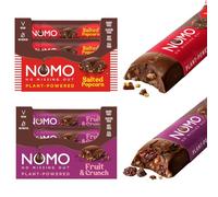 NOMO Salted Popcorn Chocolate Bars/Fruit & Crunch Chocolate Bars Bundle (48 counts)