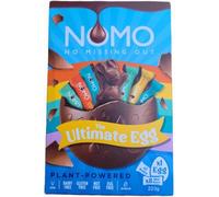 NOMO Ultimate Easter Egg 223g | Includes An Easter Postcard & Mini Moo Free Egg Bar | Free From Egg, Gluten, Dairy, Vegan, Halal | Rare Item