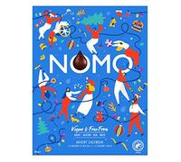 NOMO Vegan Chocolate Advent Calendar Christmas Eve 2022 Edition - Vegan & Free From Dairy, Gluten, Nuts, Egg