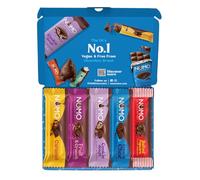 NOMO Vegan Chocolate Gift Box Dairy Free Chocolate Bars Multipack Milk Free Selection Box 10 Fun Size Chocolate Bars Across 5 Flavours Free From Gluten Egg and Nuts Lactose Free Nomo Chocolate