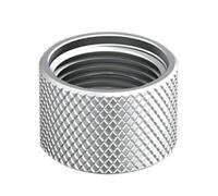 nomona Sealing Cap, G3/8" Female Thread Pipe Fitting Cap with NBR Rubber Washers, Brass Material Chrome Plating Nut Cap for Blocking G3/8" Angle Valve，Internal Thread G3/8 Inch End Cap