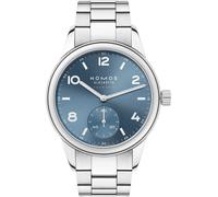 Nomos Glashutte Club Sport Neomatik Polar Blue Steel Back Watch NMS-293