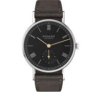 Nomos Glashutte Ludwig 33 Noir Sapphire Crystal Watch NMS-296