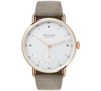 Nomos Glashutte Metro Rose Gold 33 Sapphire Crystal Watch NMS-223