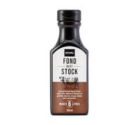 NOMU Beef Stock and Broth (Fond) Liquid Concentrate - 200ml Makes 6 Litres, Full Flavour for Savoury Dishes, Soups, Stews & Sauces - Gluten Free