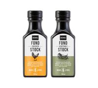 NOMU Chicken & Vegetable Stock Broth Concentrate 200ml - Makes 6L, Gluten Free