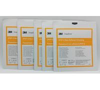 Non-Adherent Dressing 9.5cm x 9.5cm - Pack of 5 | Iodine-Impregnated Antimicrobial Wound Care | Sterile and Gentle