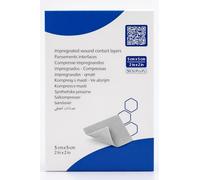 Non-Adherent Impregnated Wound Contact Layer Dressings | Soothing Wound Dressing for Sensitive Skin (5cm x 5cm)