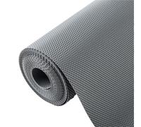 Non-Adhesive Cabinet Mat, EVA Shelf Liners for Kitchen Cabinets Refrigerator Drawers Grey 30-60x500cm(55X500cm)
