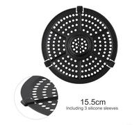 Non Air Fryer Grill Pan Perfect for Cooking a Variety of Foods Like Chicken and Vegetables (15.5cm)