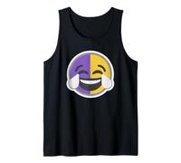 Non Binary Crying Laughing LOL Nonbinary Transgender Colors Tank Top