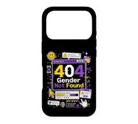 Non Binary Error 404 Gender Not Found Case for iPhone 17 Pro