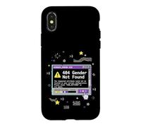 Non Binary Error 404 Gender Not Found Case for iPhone X/XS