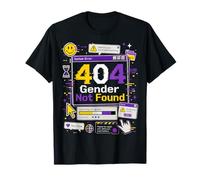 Non Binary Error 404 Gender Not Found T-Shirt