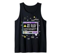 Non Binary Error 404 Gender Not Found Tank Top