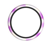 Non-Binary Flag Colors Steering Wheel Cover Universal 15 Inch Advanced Anti Slip Breathable Car Steering Wheel Accessories for Men and Women