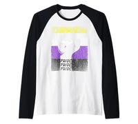 Non Binary Flag Gay Pride Month Pride Fist Queer LGBT Raglan Baseball Tee