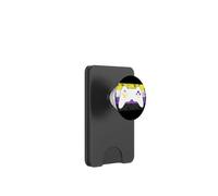 Non-Binary Flag Genderqueer Gaming LGBT Nonbinary Gamer PopSockets PopWallet for MagSafe