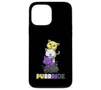 Non Binary Pride Cats Case for iPhone 13 Pro Max