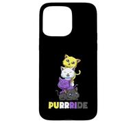 Non Binary Pride Cats Case for iPhone 15 Pro Max