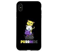 Non Binary Pride Cats Case for iPhone XS Max