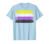 Non-binary Pride Flag Shirt - Vintage Nonbinary Flag T-Shirt