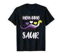 Non-Bino Saur Nonbinary Pride Vintage T-Shirt
