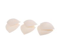 non-brand 3 Pairs Women Foam Triangle Bra Insert Pads Breast Pads for Swimsuit Bikini Tops, Nude, as described