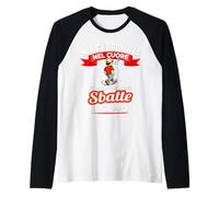 Non c'è sconfitta nel Cuore di chi se ne frega o sbatte Raglan Baseball Tee