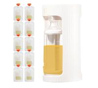 Non Compression Pouch Holder Reusable Pouches for Food | Creative Compression Station - Fruit Puree Filler Without Food Splashing, Rem Station