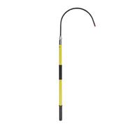 Non-Conductive Electrical Rescue Hook, High Voltage Insulated Rescue Pole For Emergency Care, 100kg/220lbs Load-Bearing Body Pull Stick For Fire Electrician, Industrial(Yellow,1m/3.3ft)