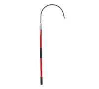 Non-Conductive Electrical Rescue Hook, High Voltage Insulated Rescue Pole For Emergency Care, 100kg/220lbs Load-Bearing Body Pull Stick For Fire Electrician, Industrial(Red,1.5m/4.9ft)