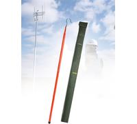 Non-Conductive Epoxy Resin Measuring Stick for Live Power Line and High-Voltage Applications, Adjustable for Construction Safety
