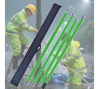 Non-Conductive Hook Pull Stick, 10kV & 35kV, for Substation/Auto Maintenance, Ideal for Fire Fighting and Live Working, 4m Length
