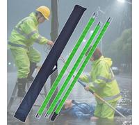 Non-Conductive Hook Pull Stick, 10kV & 35kV, for Substation/Auto Maintenance, Ideal for Fire Fighting and Live Working, 4m Length